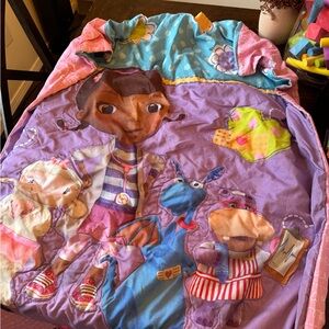 Colorful Character-Themed Blanket